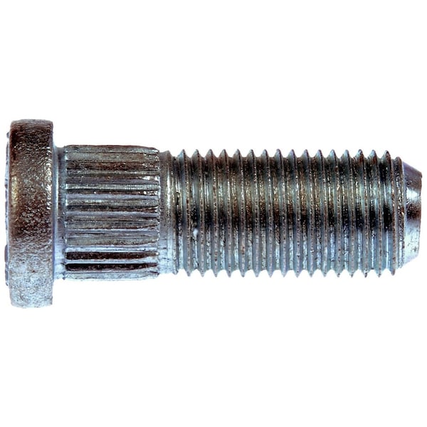 610-334 M12-1.25 Serrated Wheel Stud - 12.45mm Knurl, 33.5mm Length